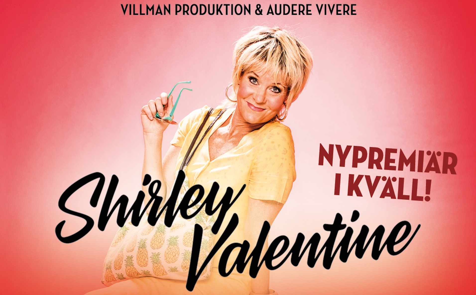 Maria Lundqvist succéföreställning ”Shirley Valentine” får nypremiär på Lorensbergsteatern i Göteborg!